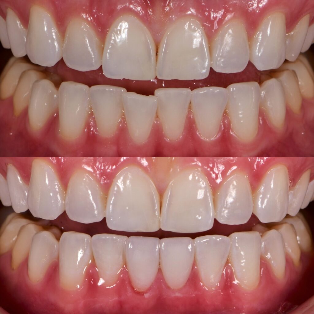 Lower veneers